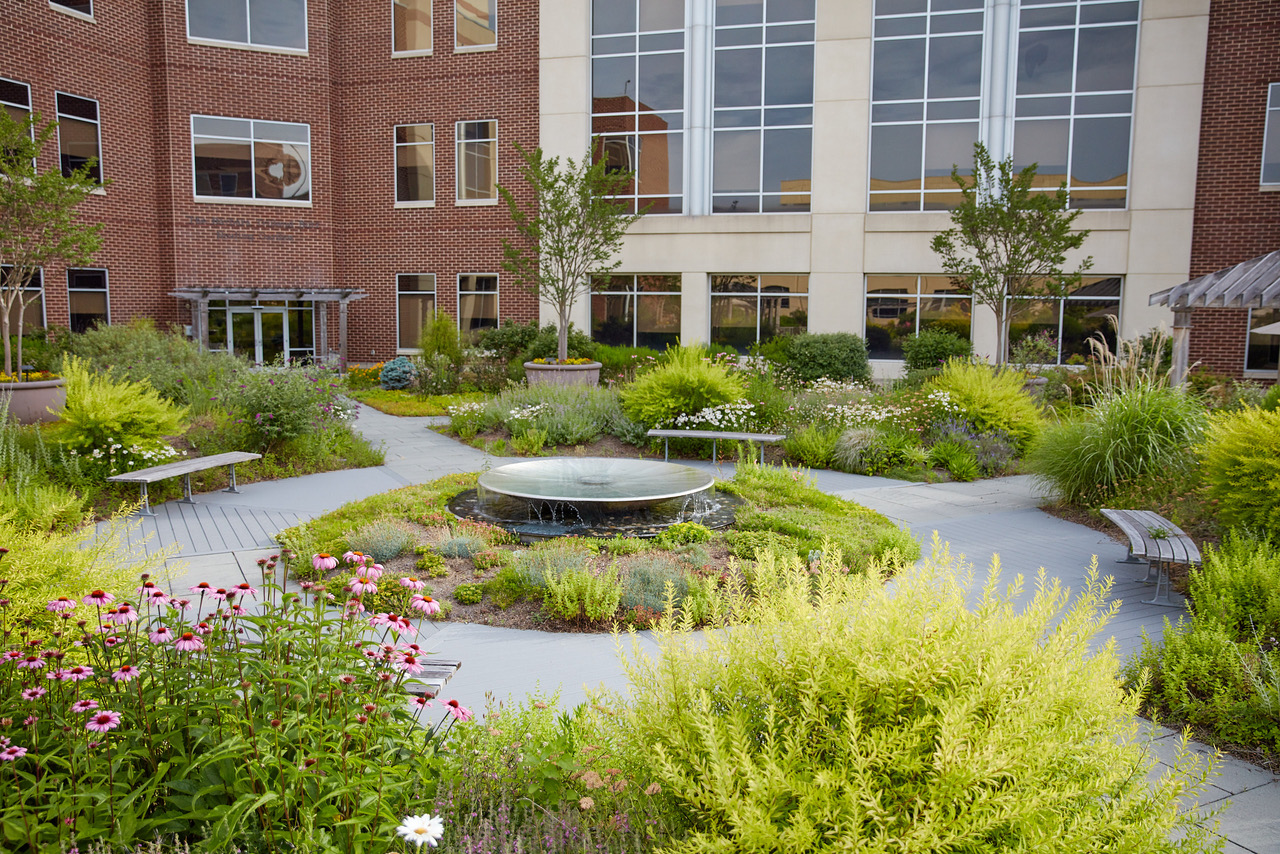 rooftop fountain