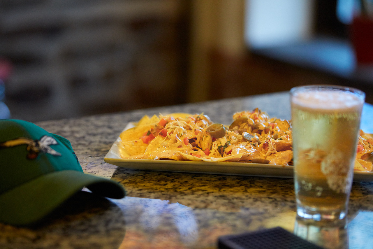 nachos and beer